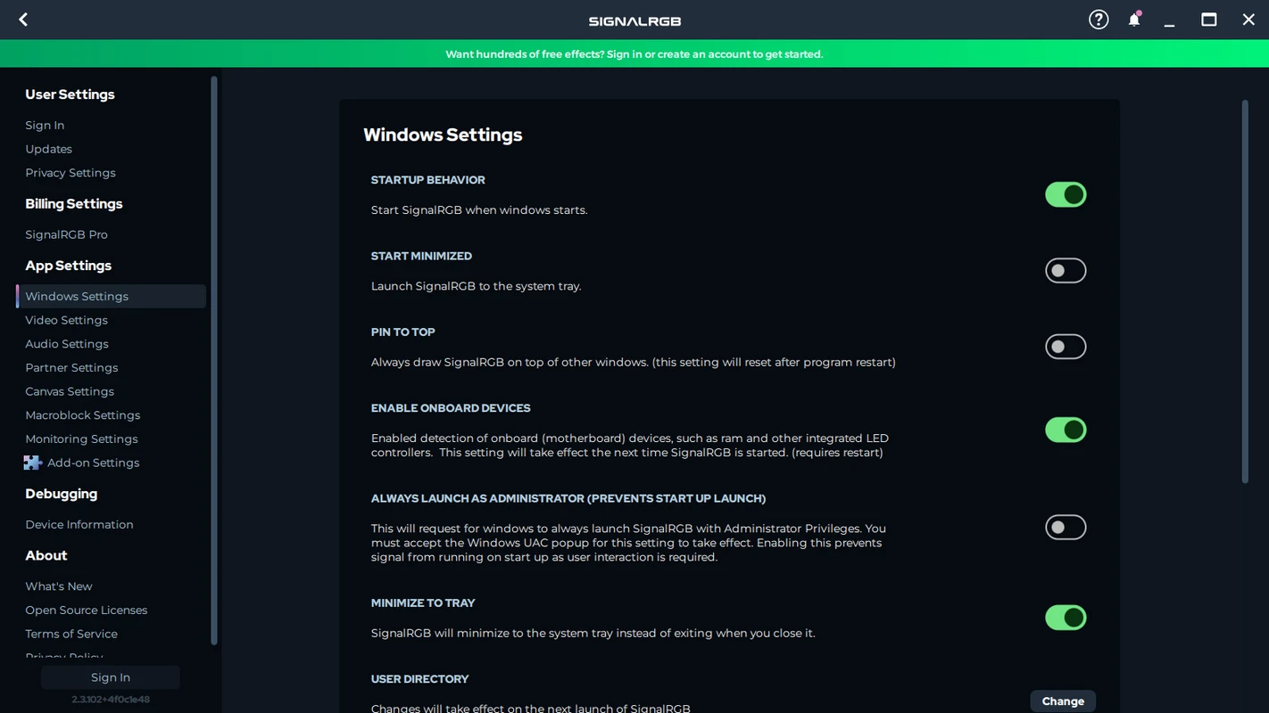 SignalRGB customizable PC fan curves and temperature-linked speeds